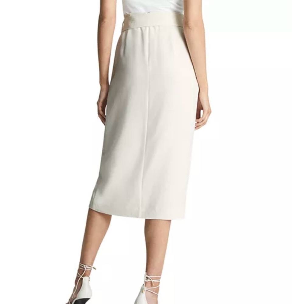 NWT Reiss Elegant Cream Midi Skirt - Picture 2 of 7